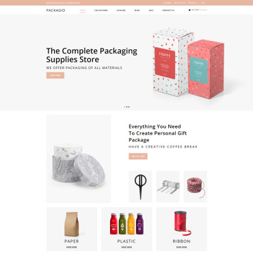 Logistics Packaging Shopify Themes 76990
