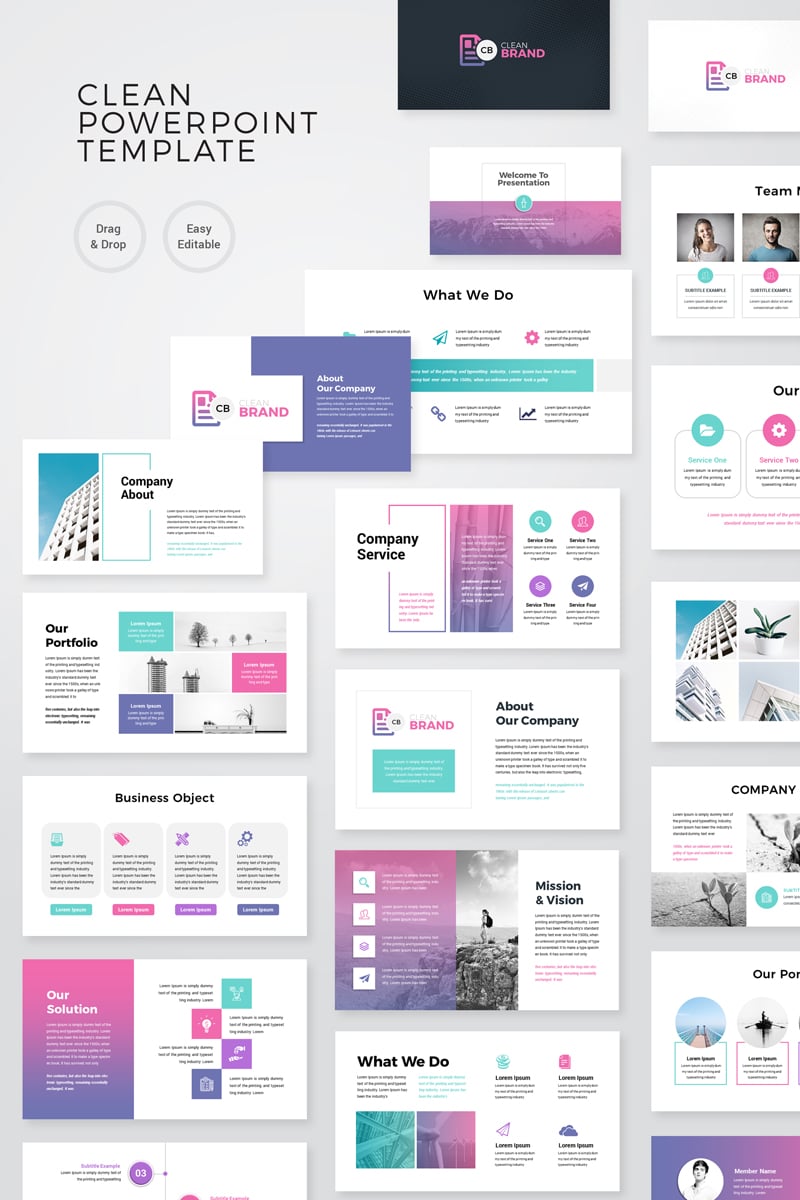 Creative Business PowerPoint template