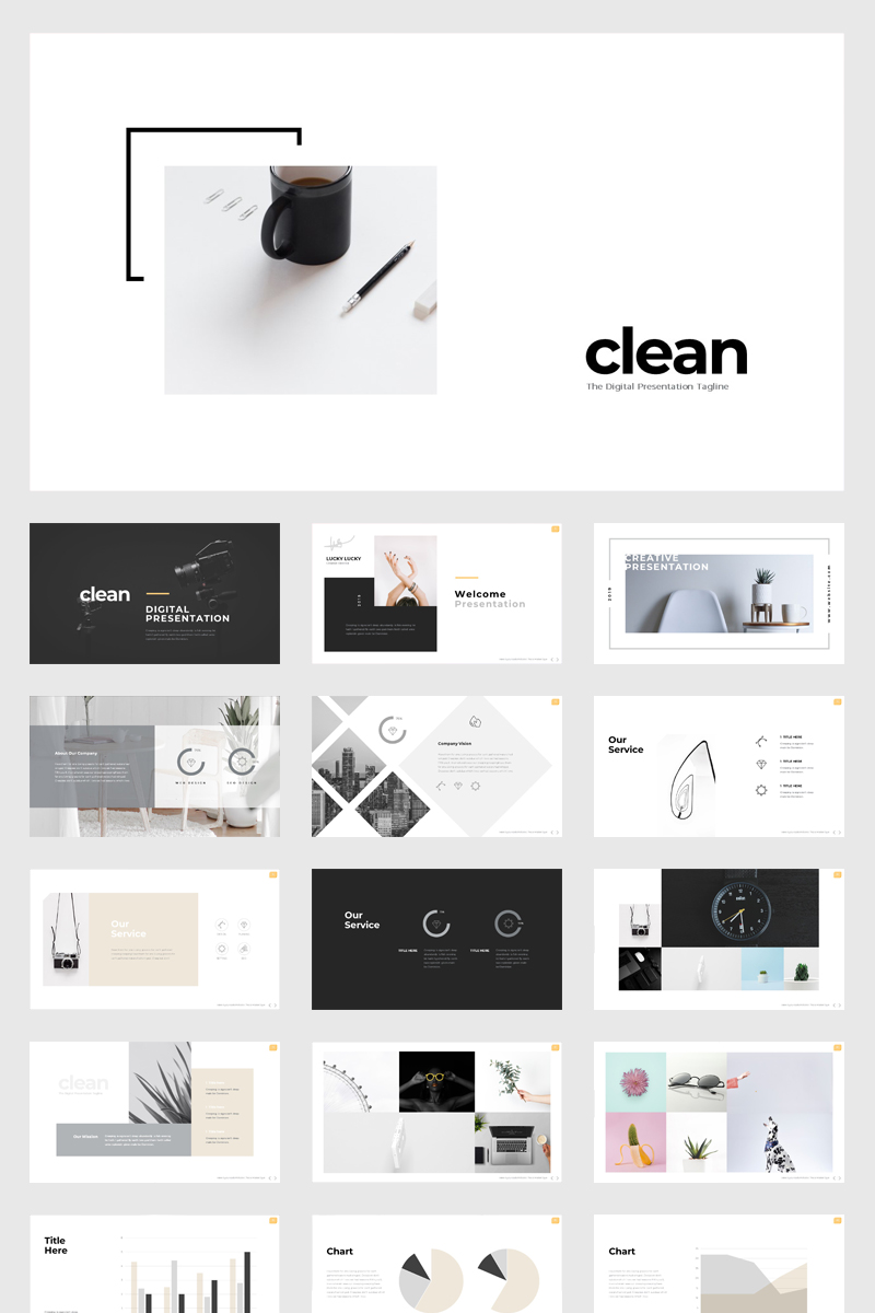 Bright Presentation PowerPoint template