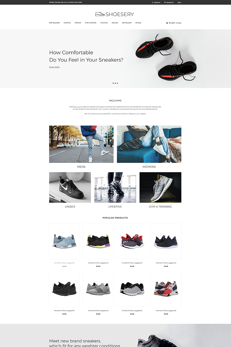 Shoesery - Shoe Store Clean Shopify Theme