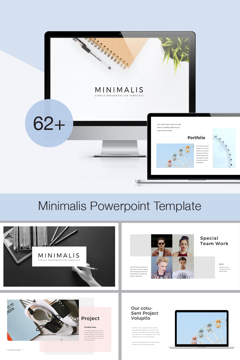 Minimalis PowerPoint template