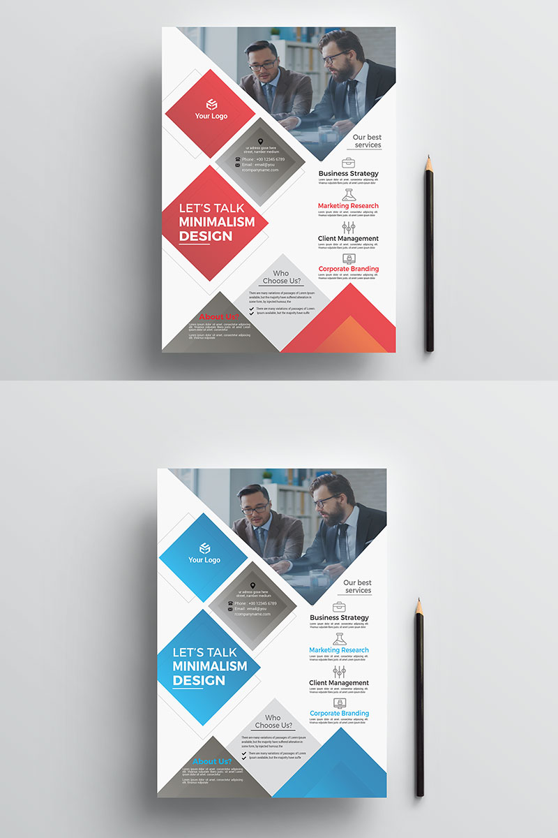 Business Grow Flyer - Corporate Identity Template