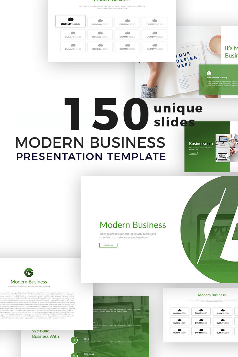 Modern Business Presentation PowerPoint template