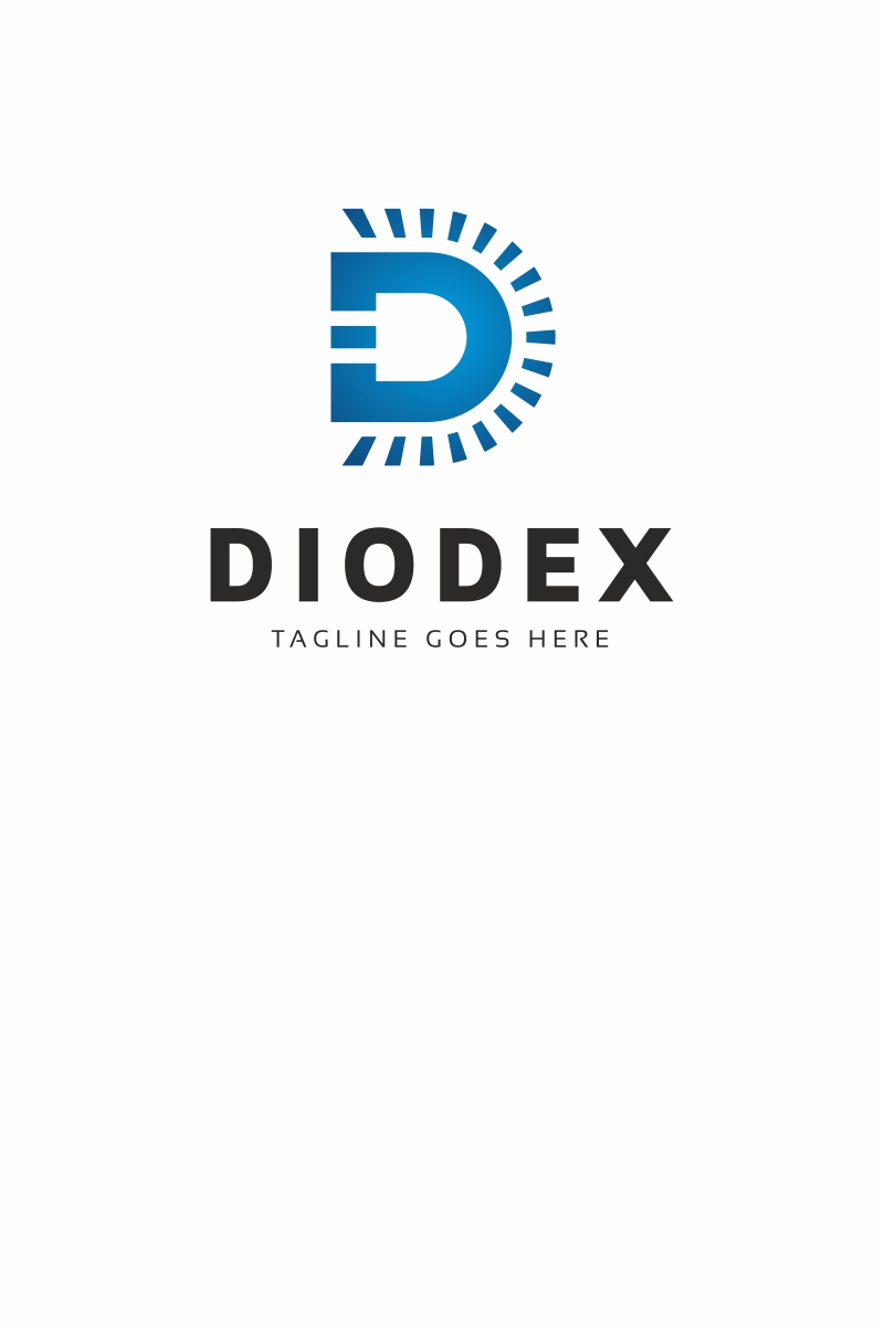 Diode - D Letter Logo Template