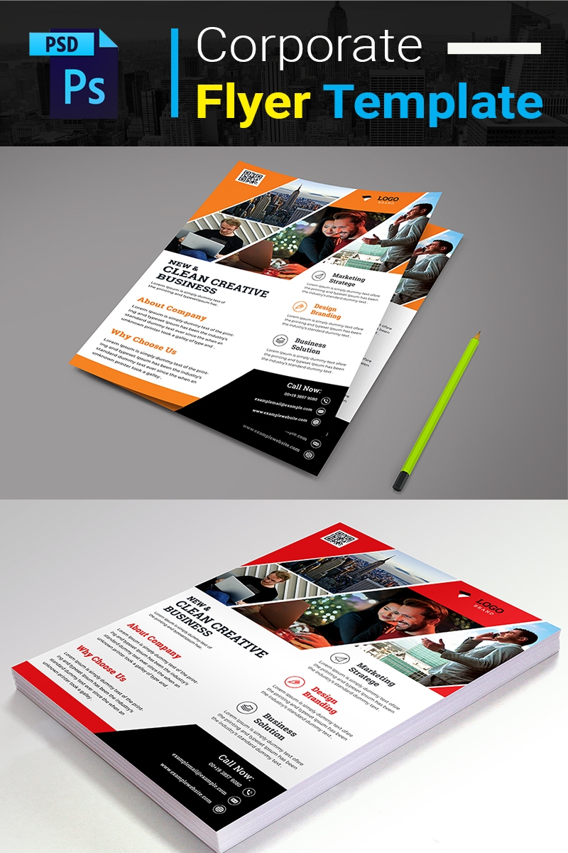 New & Clean Flyer - Corporate Identity Template