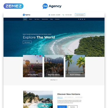 Tour Country Landing Page Templates 77144