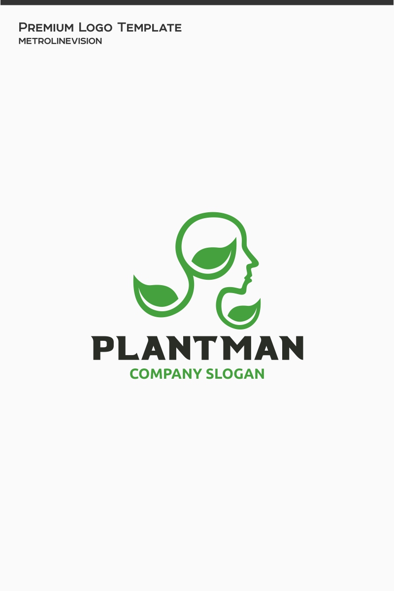 Plant Man Logo Template