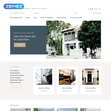 Architecture Business OpenCart Templates 77228