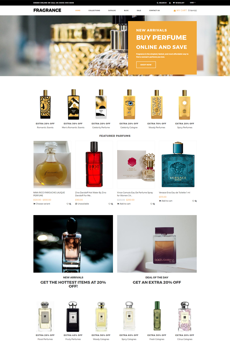 Fragrance - Beauty Elegant Shopify Theme