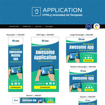 App Application Animated Banners 77242