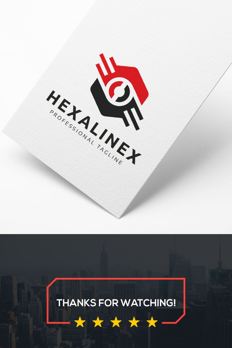 Hexalinex Logo Template