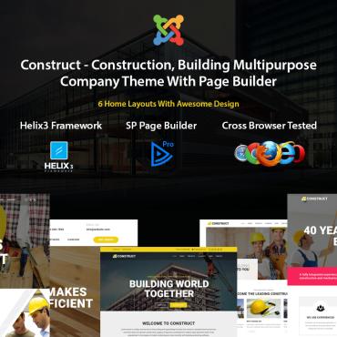 Builder Building Joomla Templates 77296