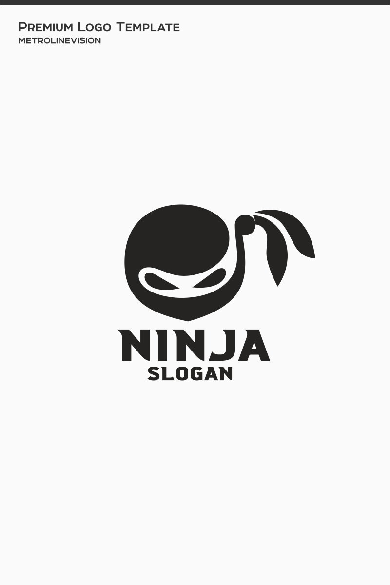 Ninja Head Logo Template