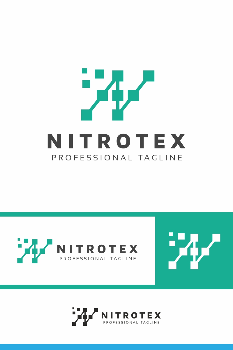 Nitrotex - N Letter Logo Template