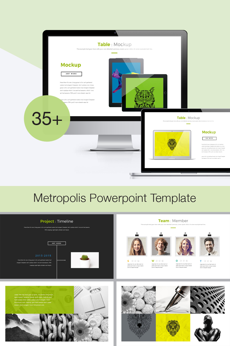 Metropolis PowerPoint template