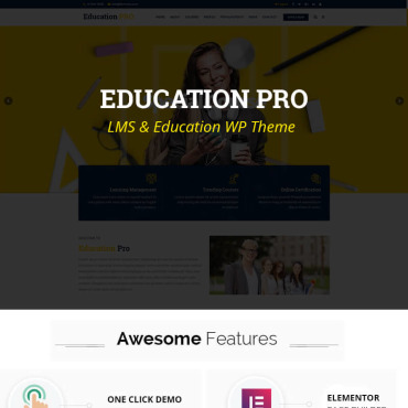 Lms School WordPress Themes 77372