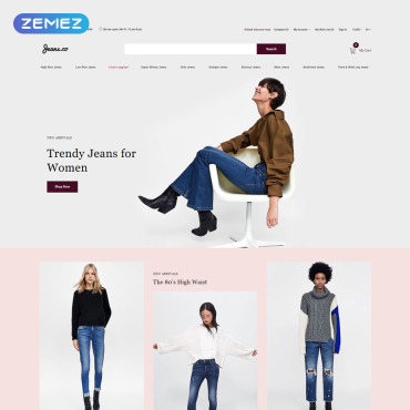 Ecommerce Fashion OpenCart Templates 77384