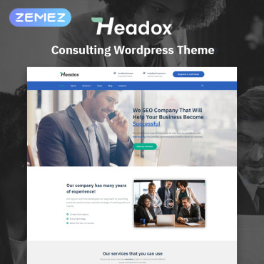 Services Seo WordPress Themes 77398