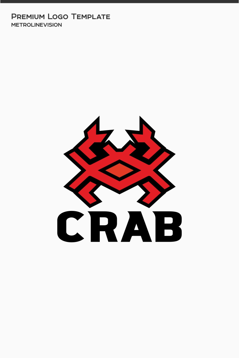 Crab Logo Template