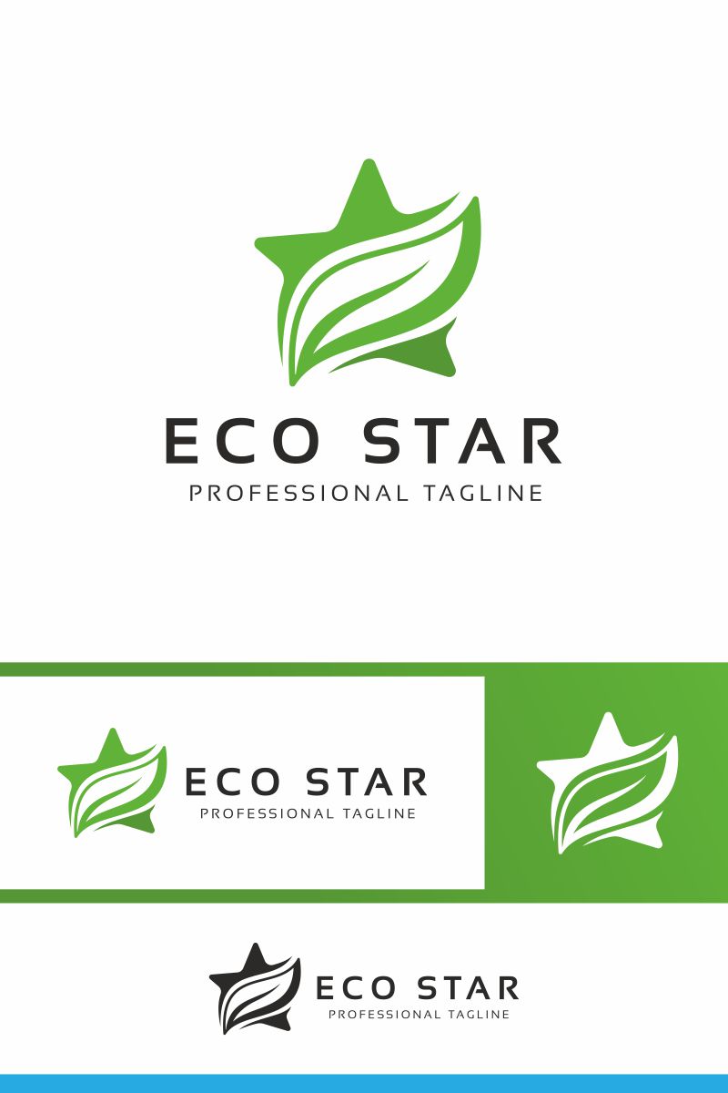 Eco Star Logo Template