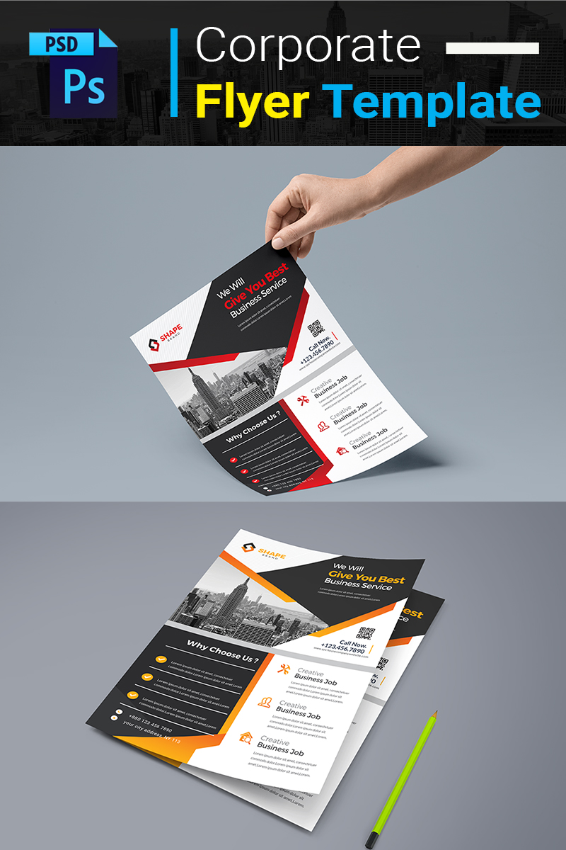 You Best Business Service Flyer - Corporate Identity Template