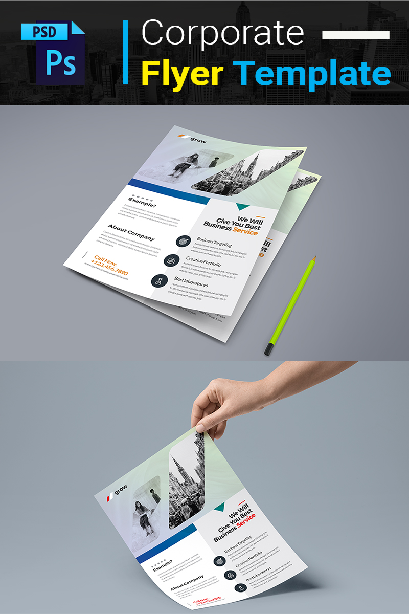 Best Business Service Flyer - Corporate Identity Template