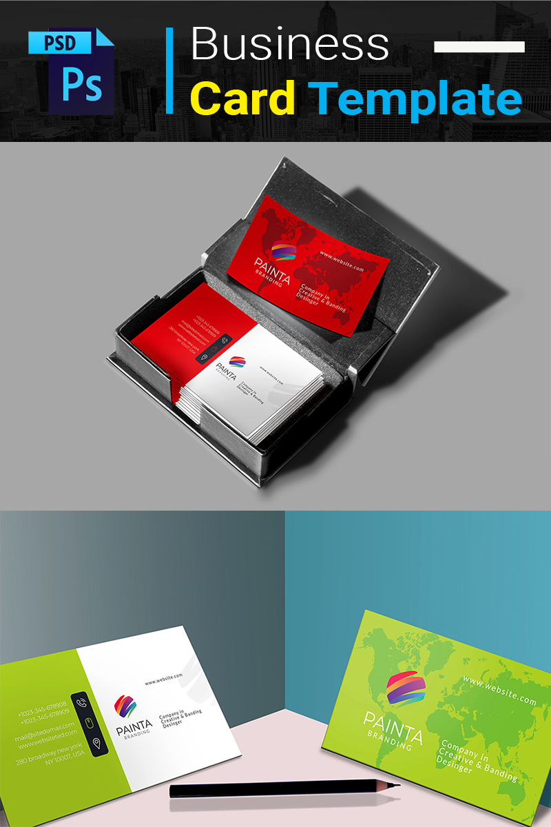 Painta Business Card - Corporate Identity Template
