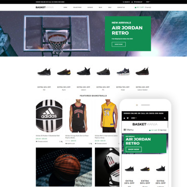 Basketball Ecommerce Shopify Themes 77629