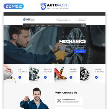 Limo Service Responsive Website Templates 77642