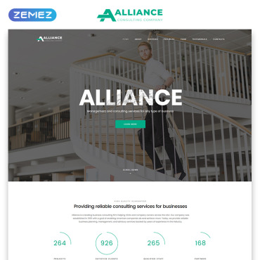 Personal Accounting Landing Page Templates 77695