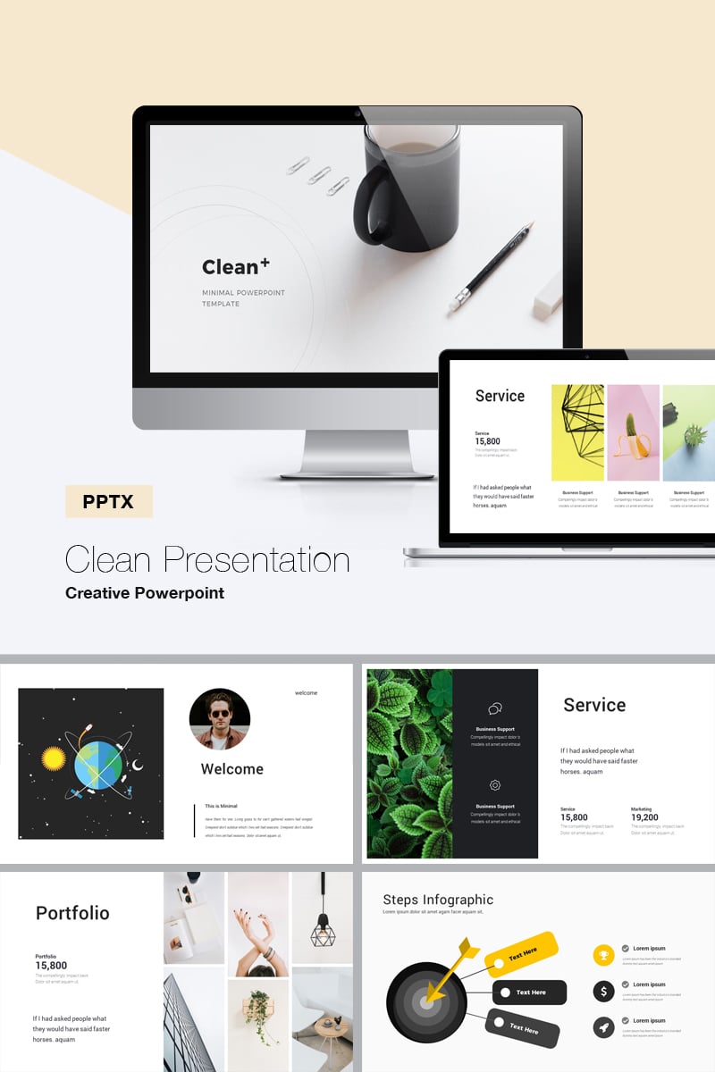 Clean- PowerPoint template