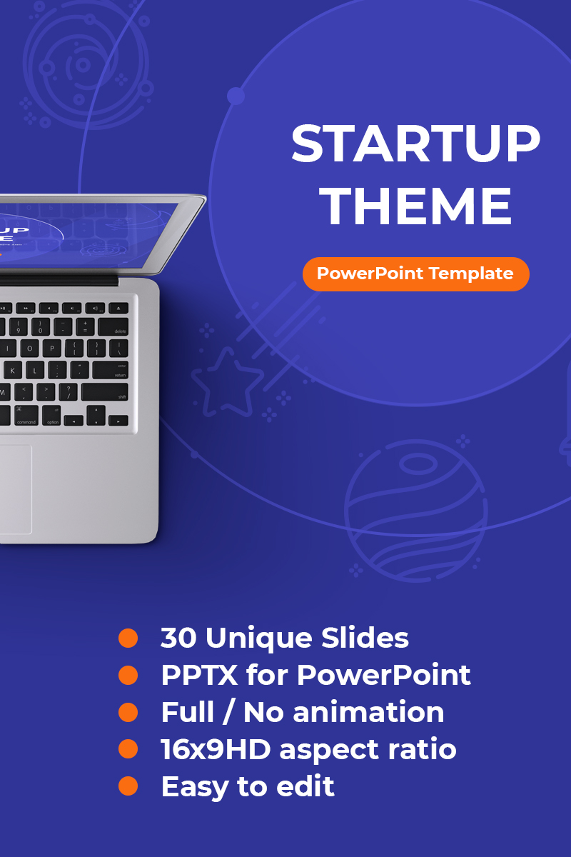 Startup Theme for PowerPoint template