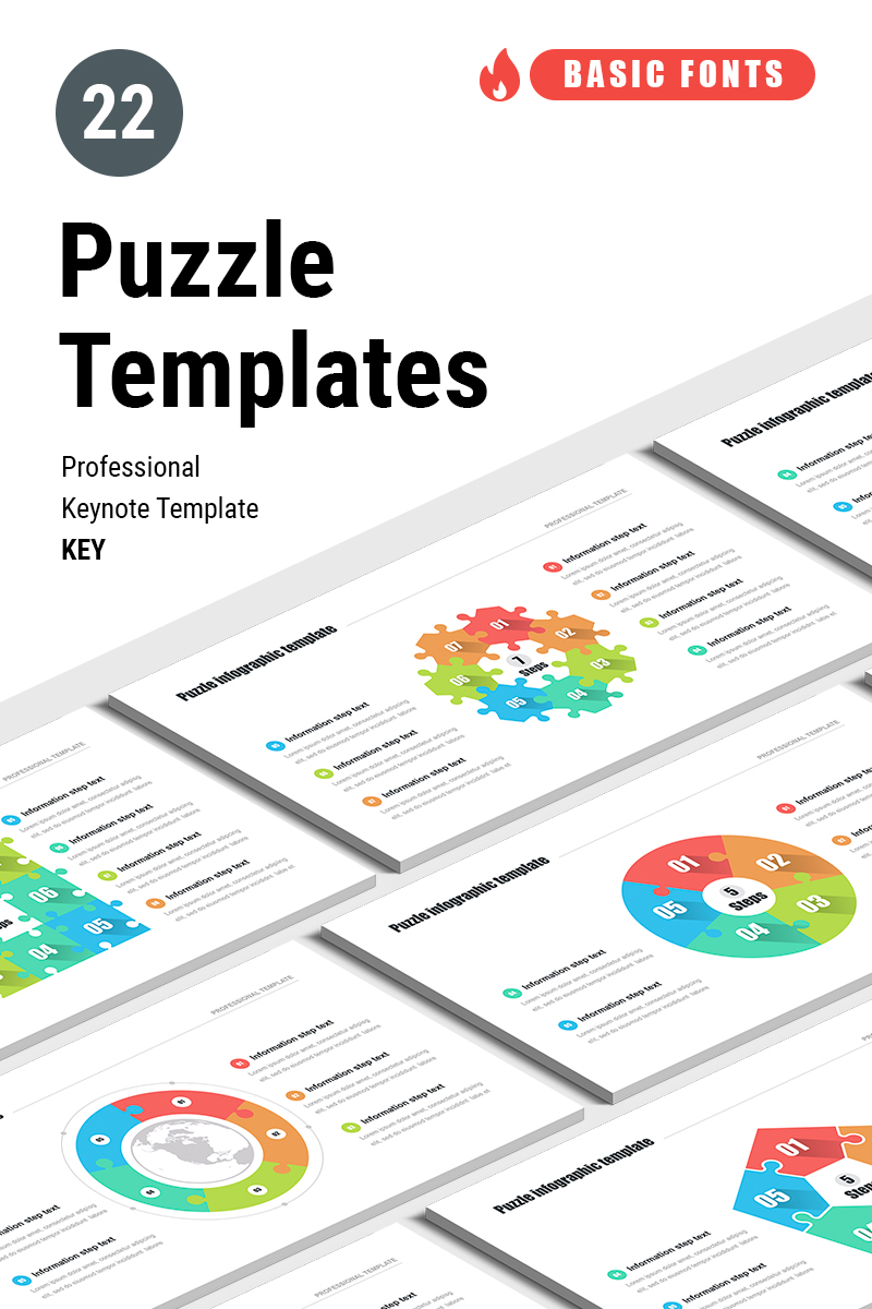 Puzzle - Keynote template