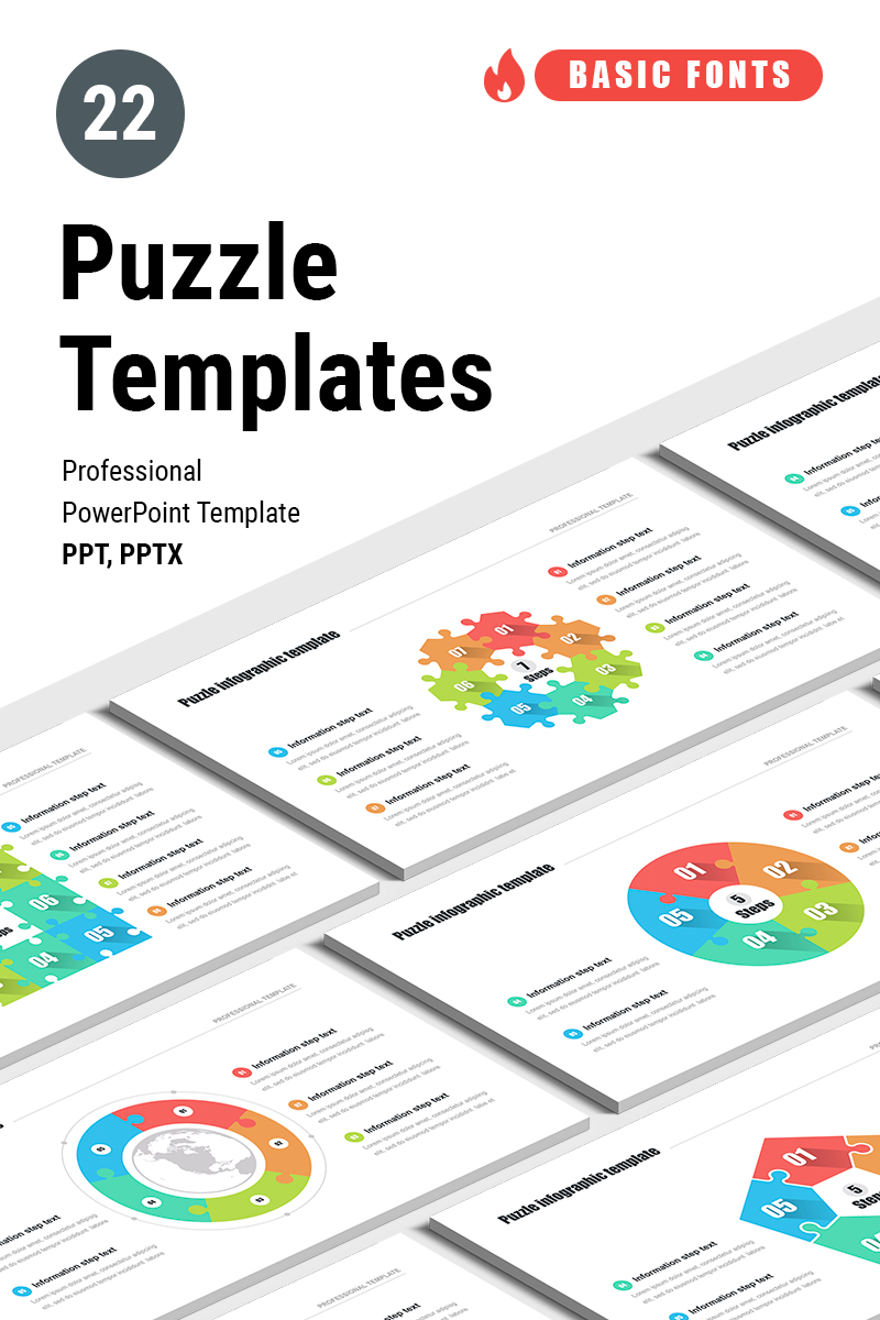 Puzzle PowerPoint template