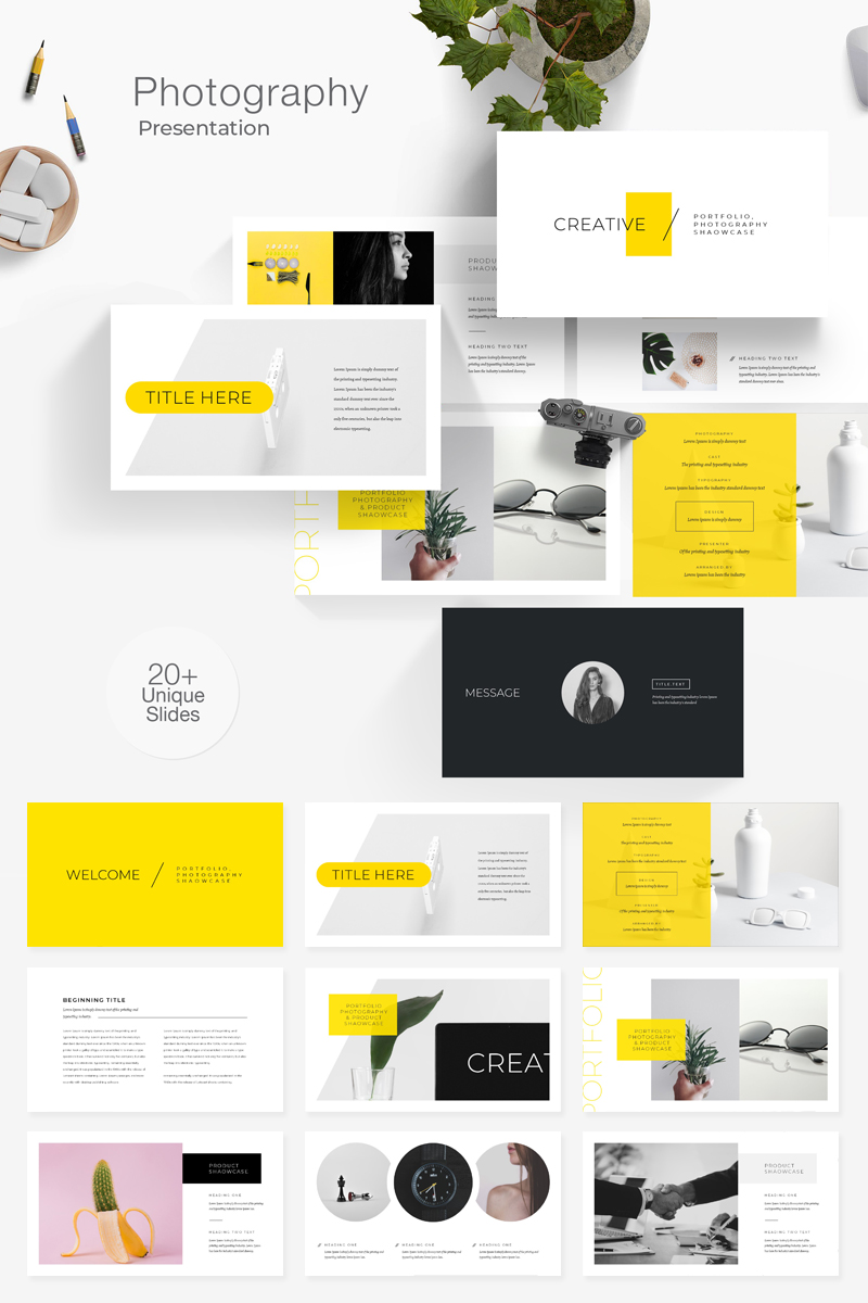 Photography PowerPoint template