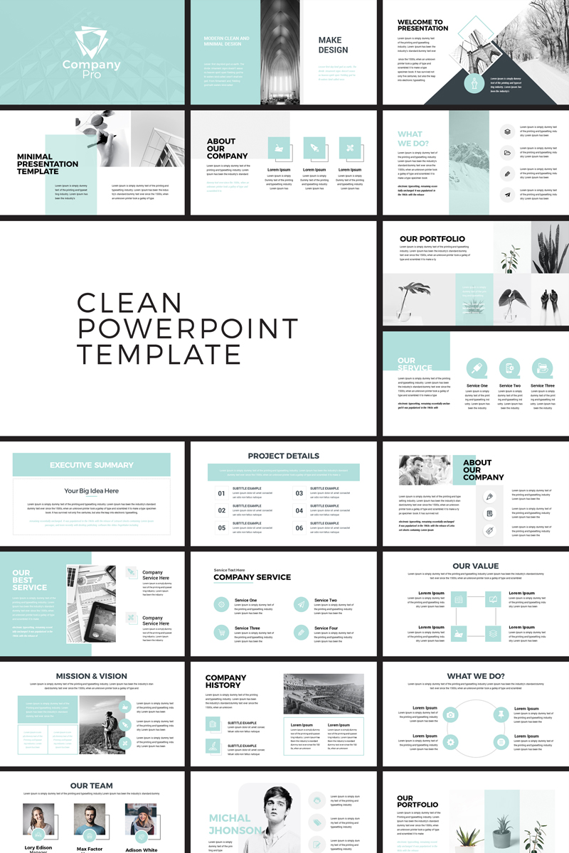 Company Pro PowerPoint template