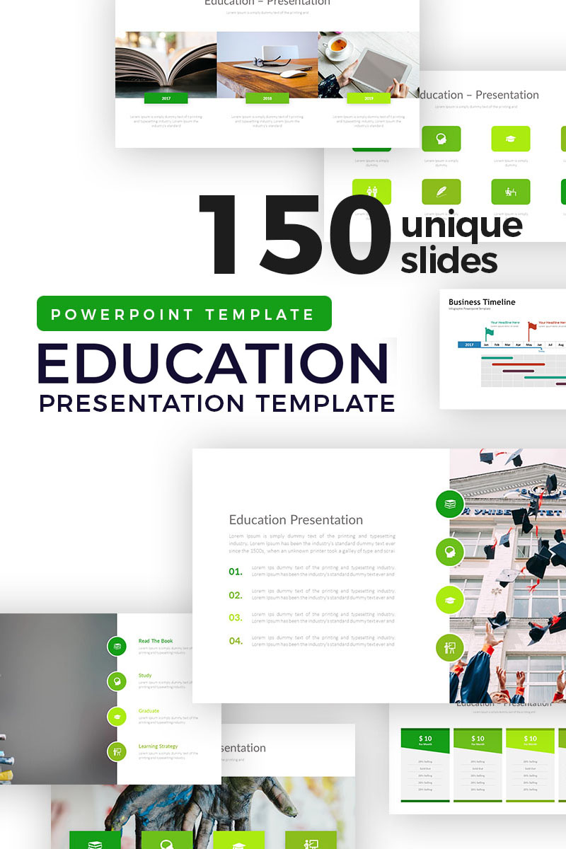 Education Presentation Template PowerPoint template