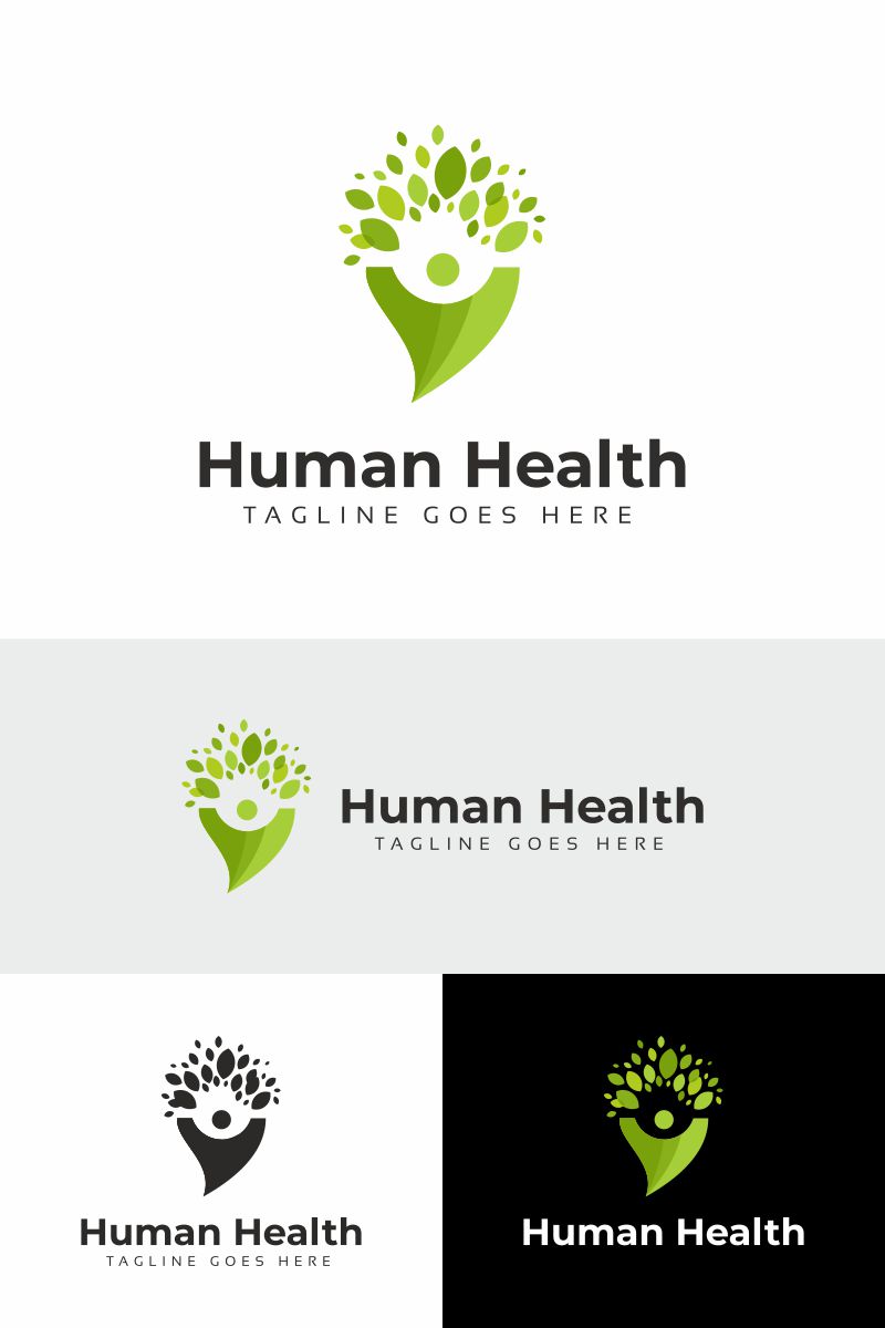 Human Health Logo Template