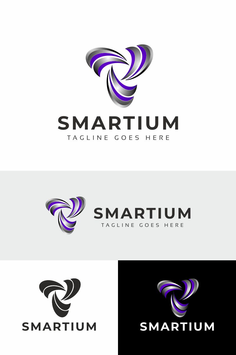Smartium 3D Logo Template