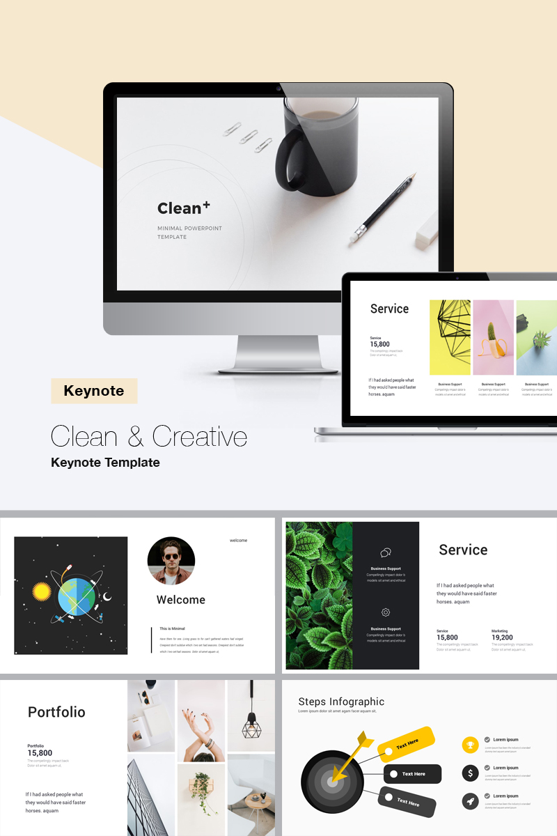 Clean - - Keynote template