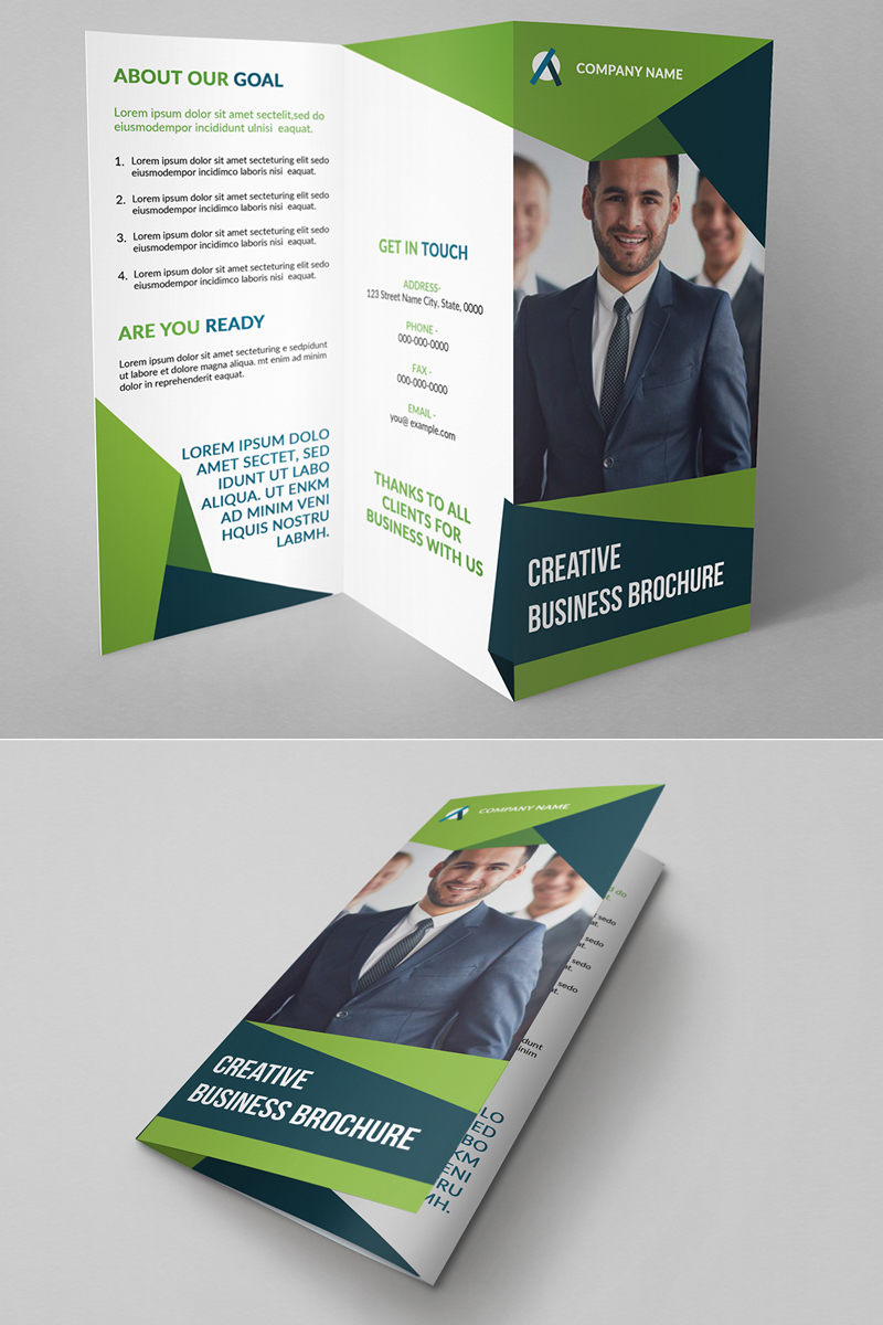Creative Trifold Business Brochure - Corporate Identity Template