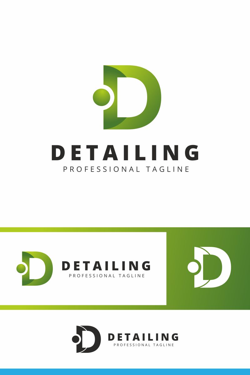 Detailing D Letter Logo Template