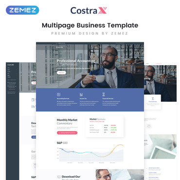 Personal Consulting Responsive Website Templates 78224