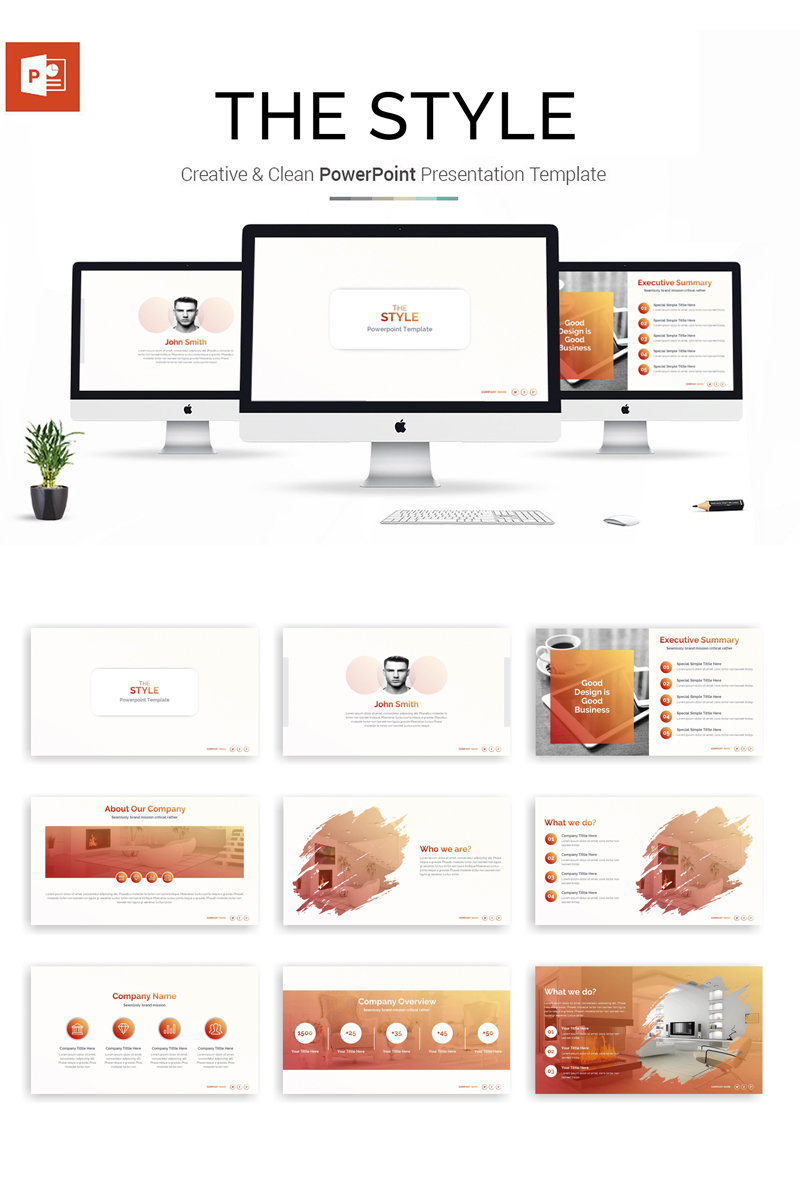 The Style PowerPoint template