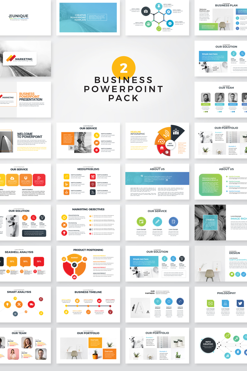 Unique - Business PowerPoint template