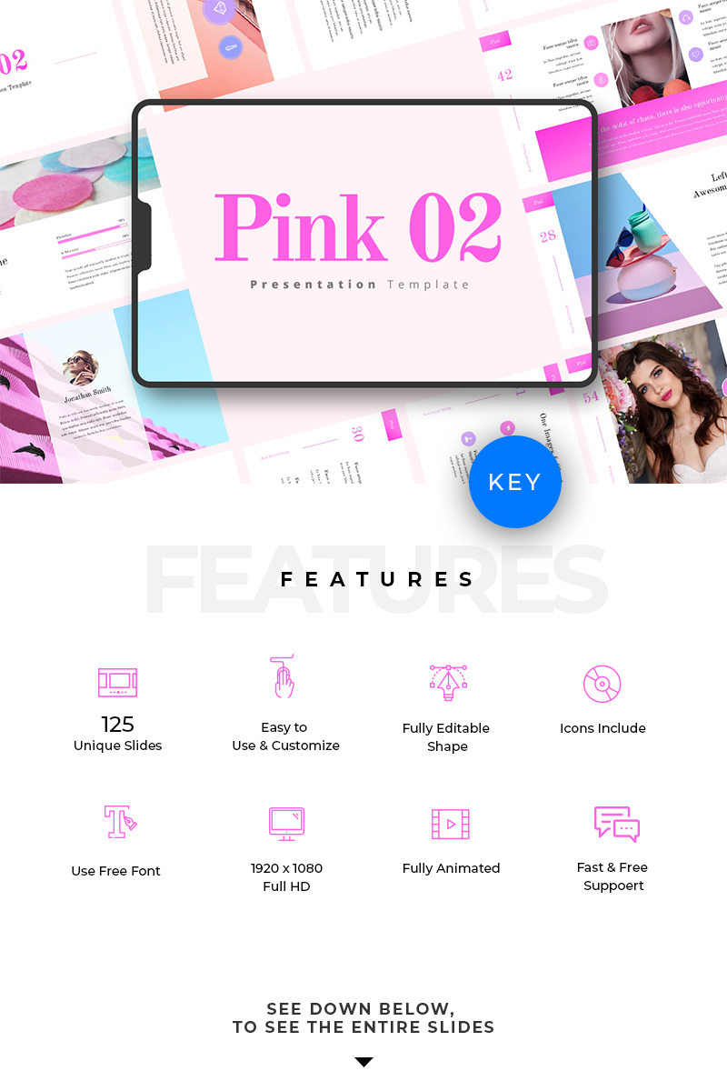 Pink 02 - Keynote template
