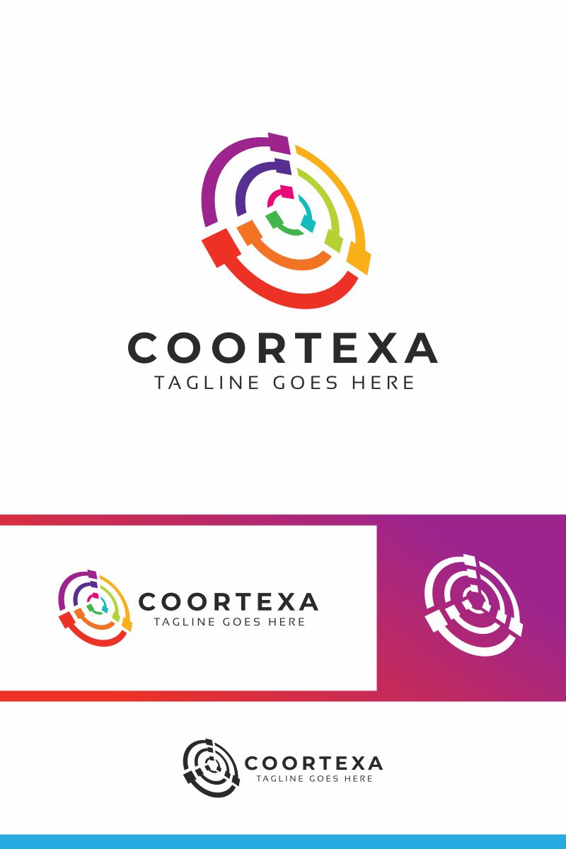 Coortexa Rotation Logo Template