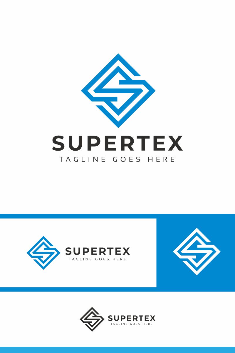 Supertex S Letter Logo Template