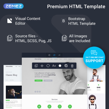 Page Information Responsive Website Templates 78390