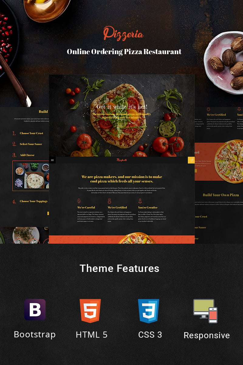 Pizzeria - Pizza Maker Website Template